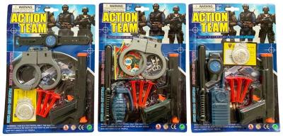 Opakowanie Zestaw policyjny pistolet na strzałki MIX