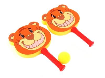 Opakowanie Zestaw rakietek piankowych w siatce - tygrys