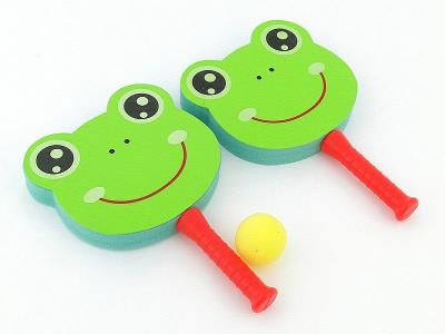 Opakowanie Zestaw rakietek piankowych w siatce - żaba