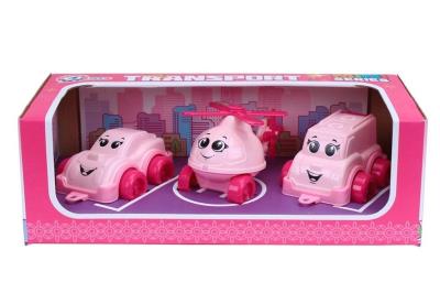 Zestaw różowych samochodów. Wydawca: Technok. SmakLiter.pl Opakowanie Zestaw różowych samochodów