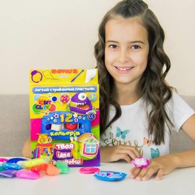 Opakowanie Zestaw skaczącej plasteliny neonowy