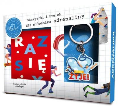 Opakowanie Zestaw skarpetki + brelok Adrenalina