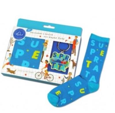 Opakowanie Zestaw skarpety + brelok Porys-Tata