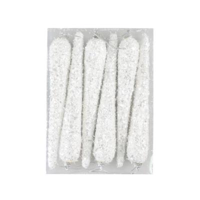 Opakowanie Zestaw sopli posrebrzanych 6szt