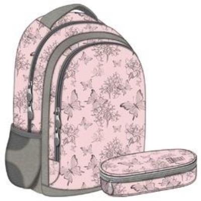 Opakowanie Zestaw Stright Plecak + saszetka Motyle vintage