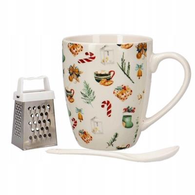 Opakowanie Zestaw świąteczny: kubek, łyżeczka, tarka