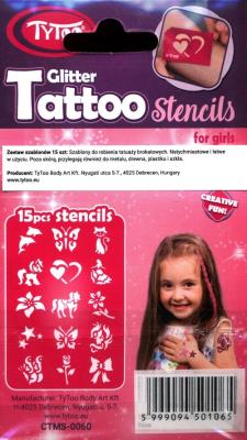 Opakowanie Zestaw szablonów do tatuaży