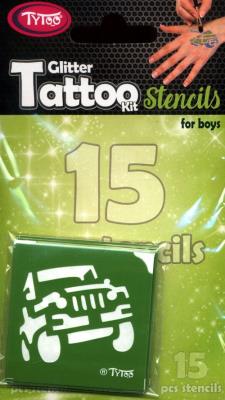 Opakowanie Zestaw szablonów do tatuaży