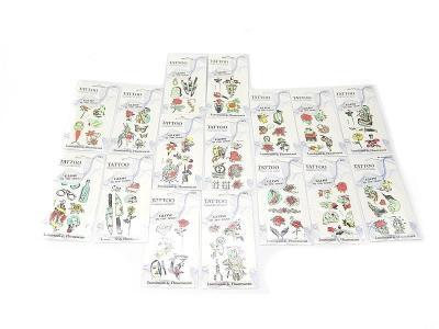 Opakowanie Zestaw tatuaży fluo; 20x10cm MIX