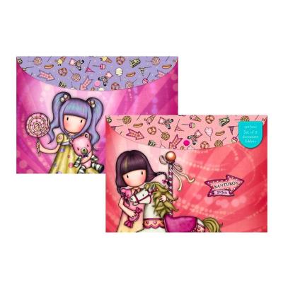 Opakowanie Zestaw Teczek A4 Gorjuss Fairground Carousel