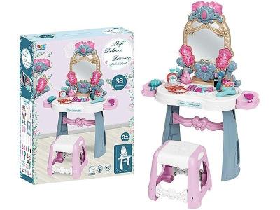 Opakowanie Zestaw toaletka ze stołeczkiem z wyposażeniem