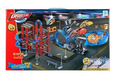 Opakowanie Zestaw tor wyścigowy + parking + autka