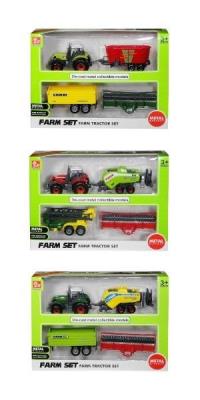 Opakowanie Zestaw Traktor + przyczepy MIX