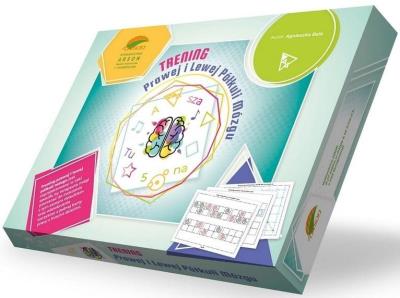 Okładka książki Zestaw Trening Prawej i Lewej Półkuli Mózgu cz.1