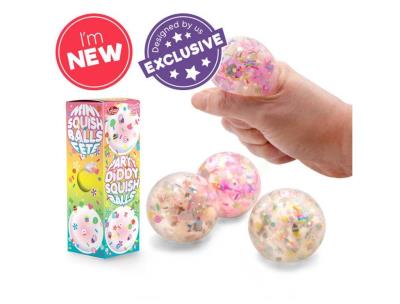 Opakowanie Zestaw trzech imprezowych piłeczek antystresowych