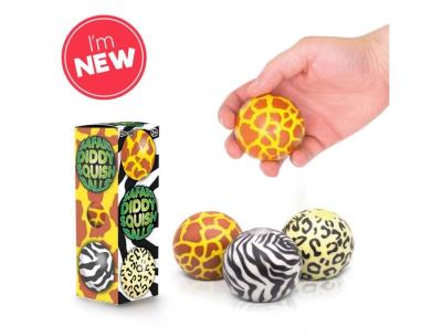Opakowanie Zestaw trzech piłeczek antystresowych Safari