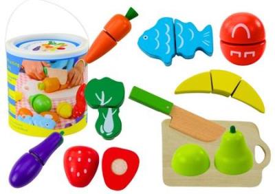 Opakowanie Zestaw warzyw i owoców do krojenia w wiaderku