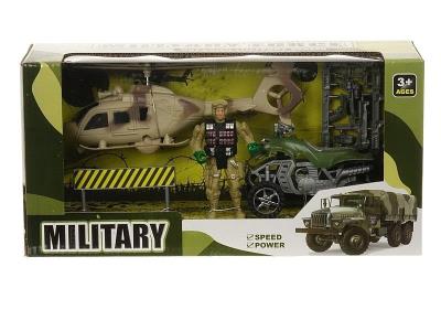 Opakowanie Zestaw wojskowy samolot auto figurka