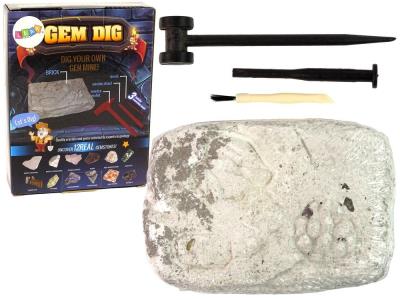Opakowanie Zestaw wykopaliska kamienie szlachetne