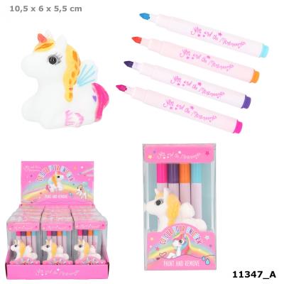 Opakowanie Zestaw z flamastrami Pomaluj Jednorożca Ylvi 11347A