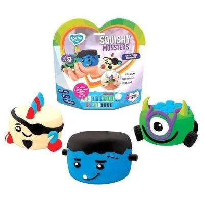 Opakowanie Zestaw z lekką ciastoliną Squishy Monsters