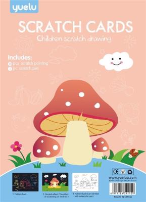 Opakowanie Zestaw zdrapek kolorowanek 2w1 Owoce