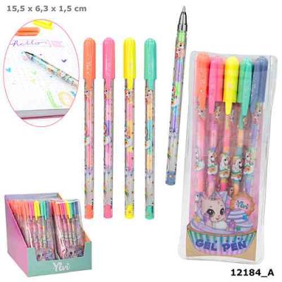 Opakowanie Zestaw żelopisów Ylvi 5 kolorów 12184A