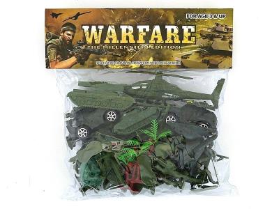 Opakowanie Zestaw żołnierzyków z pojazdami