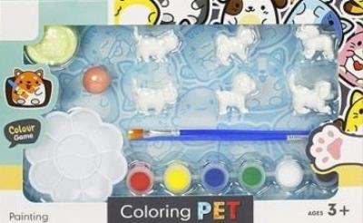 Opakowanie Zestaw zwierzątek do malowania