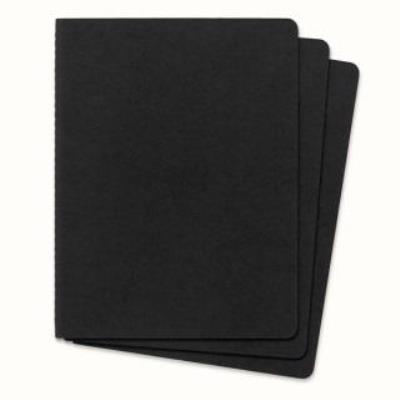 Opakowanie Zeszyt 19x25 linia 60K czarny (3szt) MOLESKINE
