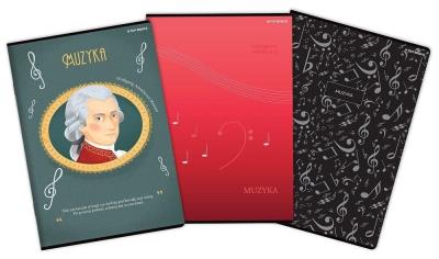 Opakowanie Zeszyt A4/16K linia Muzyka mix (10szt)