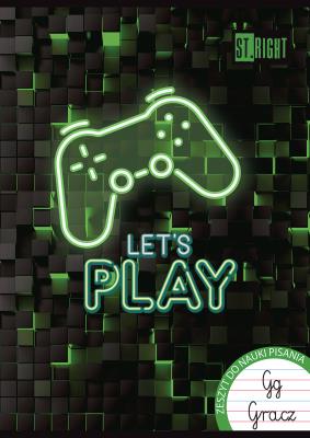 Opakowanie Zeszyt A4 32k 3-linia kolorowa ST.RIGHT mix chłopięcy 1szt.