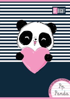 Opakowanie Zeszyt A4 32k 3-linia kolorowa ST.RIGHT mix dziewczęcy 1szt.