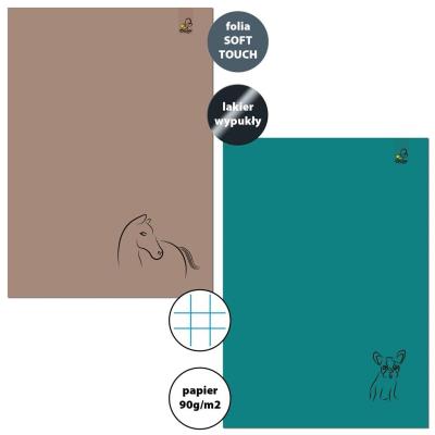 Opakowanie Zeszyt A4/32K kratka 90g Animal S3 (5szt)