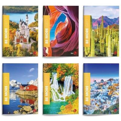 Zeszyt A4/36K kratka Be More Geo (10szt). Wydawca: Koh-I-Noor. SmakLiter.pl Opakowanie Zeszyt A4/36K kratka Be More Geo (10szt)