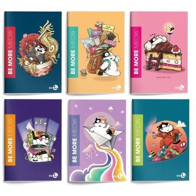 Zeszyt A4/36K kratka Be More Meow (10szt). Wydawca: Koh-I-Noor. SmakLiter.pl Opakowanie Zeszyt A4/36K kratka Be More Meow (10szt)