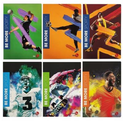 Zeszyt A4/36K kratka Be More Sporty (10szt). Wydawca: Koh-I-Noor. SmakLiter.pl Opakowanie Zeszyt A4/36K kratka Be More Sporty (10szt)