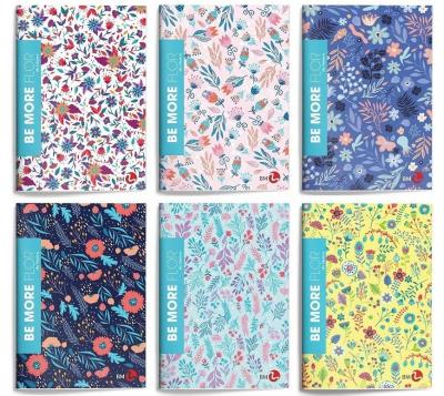 Zeszyt A4/48K linia Be More Flor (10szt). Wydawca: Koh-I-Noor. SmakLiter.pl Opakowanie Zeszyt A4/48K linia Be More Flor (10szt)