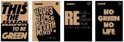 Zeszyt A4/60K kratka Green Typo White (5szt). Wydawca: Ziemia Obiecana. SmakLiter.pl Opakowanie Zeszyt A4/60K kratka Green Typo White (5szt)