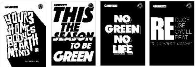 Zeszyt A4/60K kratka Green Typo White (5szt). Wydawca: Ziemia Obiecana. SmakLiter.pl Opakowanie Zeszyt A4/60K kratka Green Typo White (5szt)