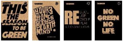 Opakowanie Zeszyt A4/60K linia Green Typo White (5szt)