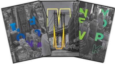 Opakowanie Zeszyt A4/96K kratka City (5szt) TOP2000