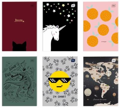 Opakowanie Zeszyt A4 w kratkę 32 kolory 10 sztuk mix