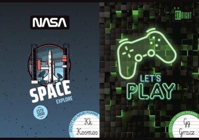 Zeszyt A4 w trzy linie 32 kartki Boy 15 sztuk. Wydawca: St. Majewski. SmakLiter.pl Opakowanie Zeszyt A4 w trzy linie 32 kartki Boy 15 sztuk