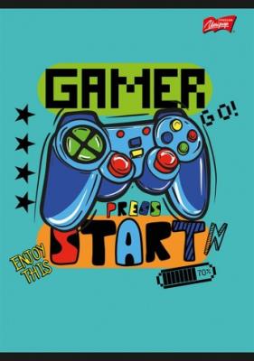 Opakowanie Zeszyt A5 16K krata GAMEPAD PAKIET 15 SZTUK