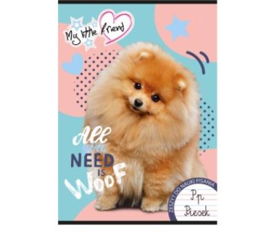 Opakowanie Zeszyt A5 16k kratka my little friend mix pakiet 15 szt.