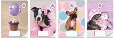 Opakowanie Zeszyt A5/16K linia potrójna kol, TSP (20szt)