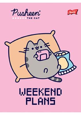 Opakowanie Zeszyt A5 32k krata Unipap Pusheen mix 1szt.