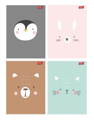 Opakowanie Zeszyt A5/32K kratka Cute Face (15szt)