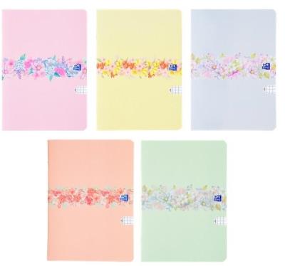 Opakowanie Zeszyt A5/32K kratka Floral (10szt) OXFORD
